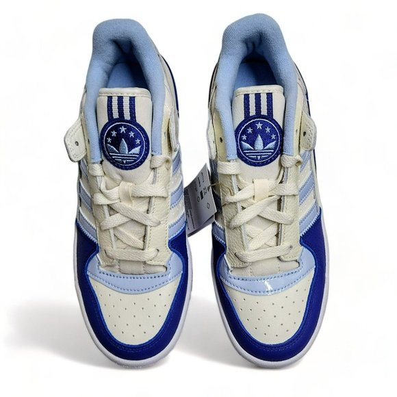 Adidas Forum Low Classic Retro Shoes Boy's/Men's 6 (Women's 7) White Blue IF7822 - Picture 6 of 8